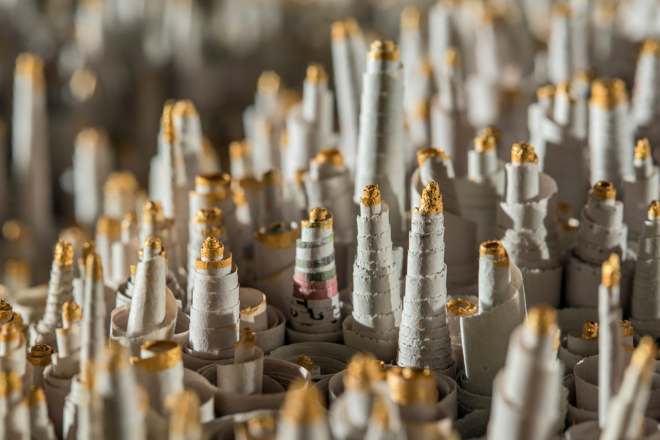 Detail from Hidden Land Art piece by Dana Bloom